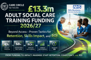 £13.3m Adult Social Care Training Funding 2026/27: Beyond Access – Proven Tactics for Retention, Skills Impact, and ROI