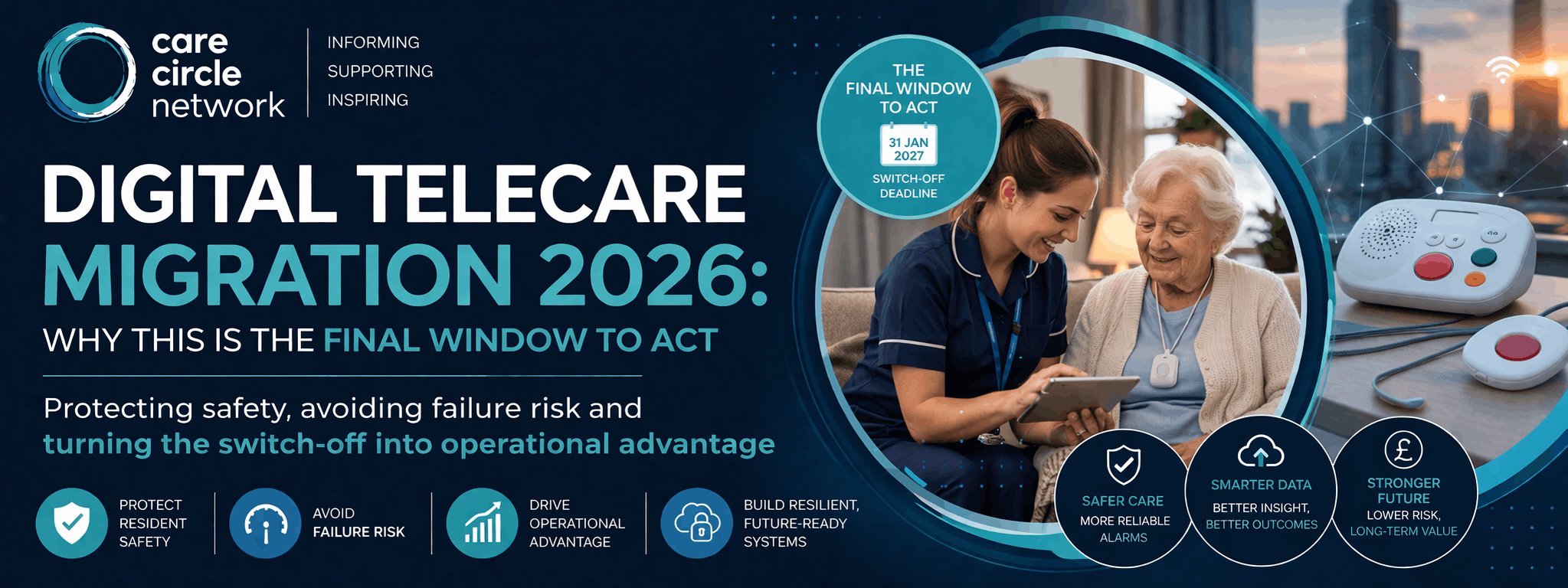 Digital Telecare Migration 2026: Why This Is the Final Window to Act — and How Smart Providers Are Protecting Safety, Avoiding Failure Risk and Turning the Switch-Off into Operational Advantage