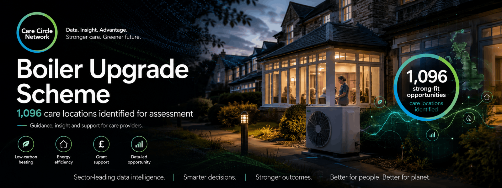 Care Circle Network | Care Circle Identifies 1,096 Care Locations Positioned to Benefit from Boiler Upgrade Scheme Support