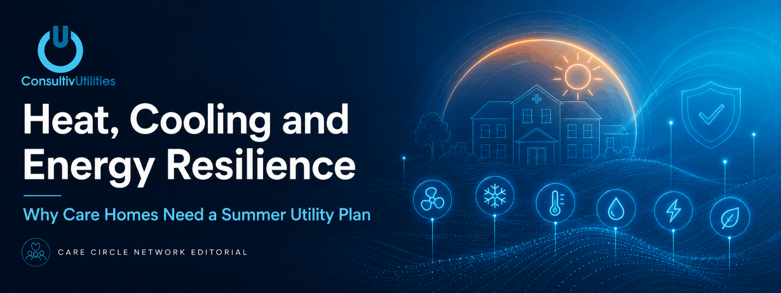 Care Circle Network | Heat, Cooling and Energy Resilience: Why Care Homes Need a Summer Utility Plan