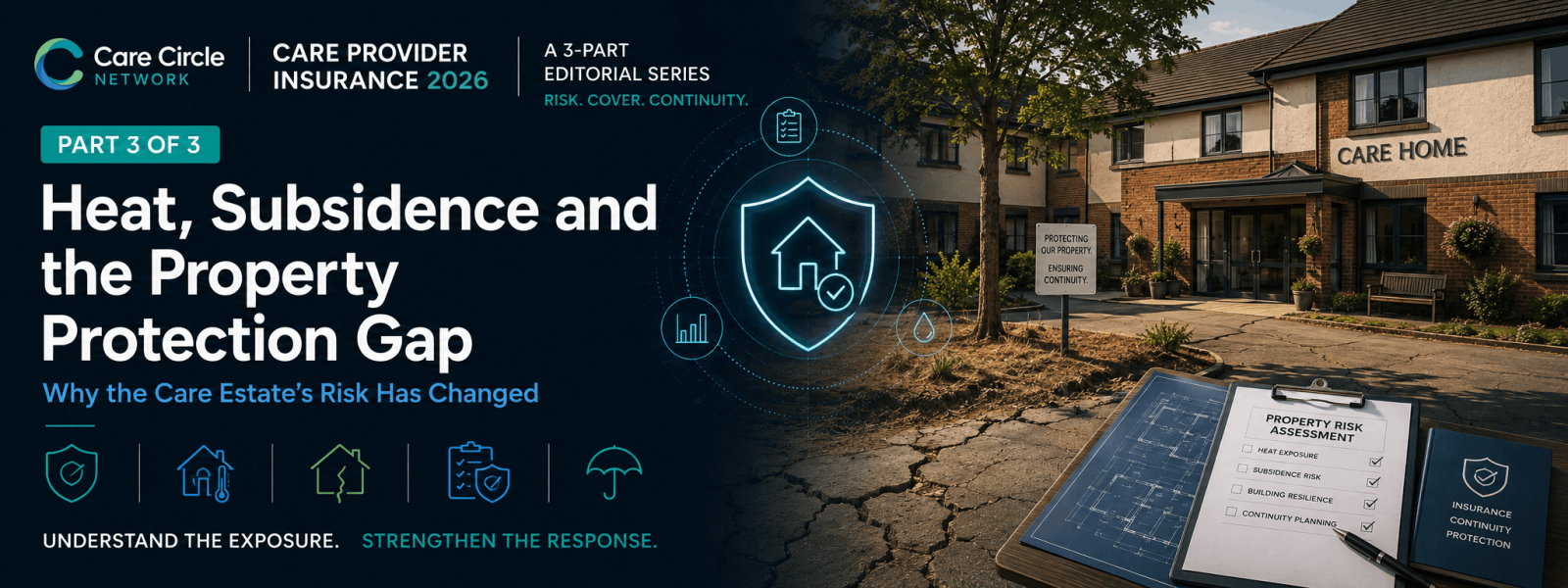 Care Circle Network | Heat, Subsidence and the Property Protection Gap: Why the Care Estate’s Risk Has Changed